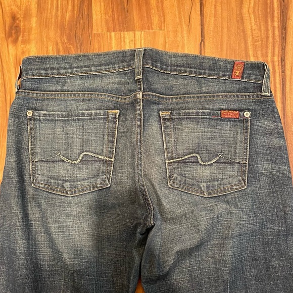 Seven 7 for All Mankind Size 29 Dojo Flare Jeans - Picture 1 of 6